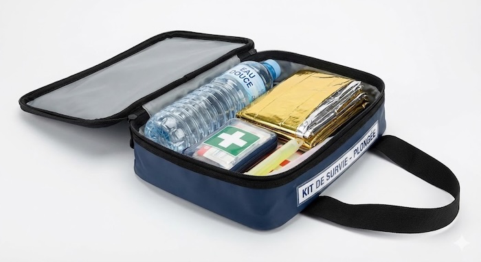 Kit de premier secours et eau